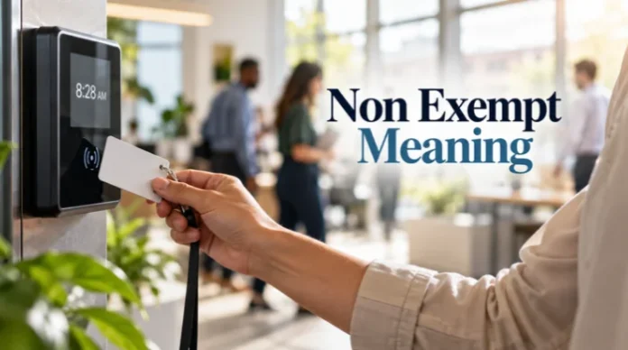 Non Exempt Meaning